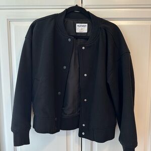Old Navy Classic Black Bomber Jacket